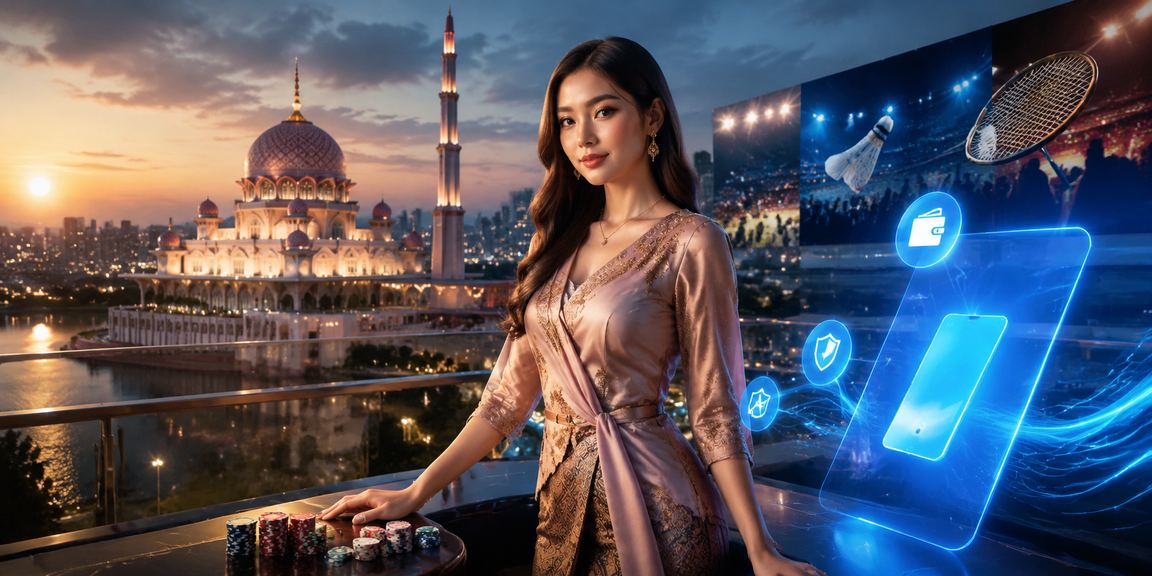 Meja roulette kasino hiburan gaya Malaysia di Putrajaya